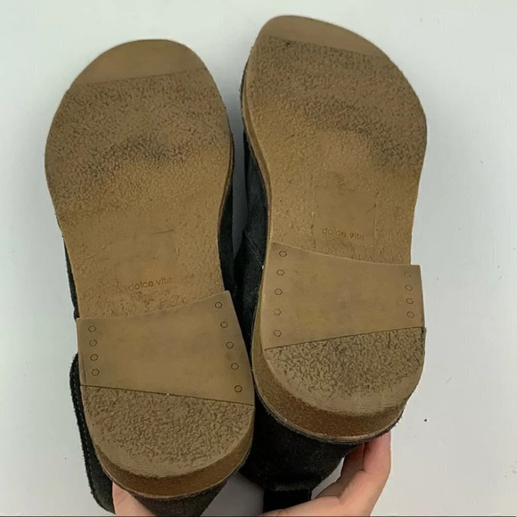 Dolce vita ankle booties size 7 Findley gray suede - Picture 6 of 11